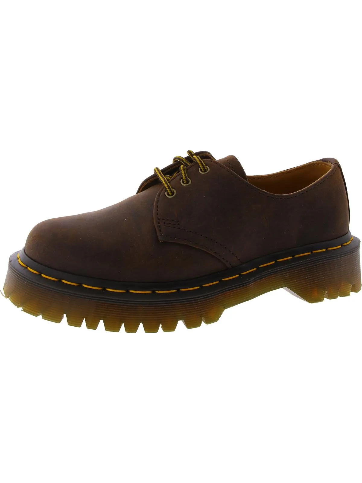 1461 Bex Womens Leather Flatform Oxfords